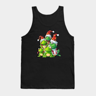 Funny Christmas for Frog lovers Tank Top